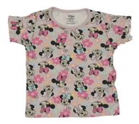 Lila květované tričko s Minnie Primark