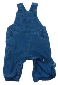 Modré menšestrové podšité na traké nohavice M&S