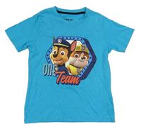 Tyrkysové tričko s Paw Patrol Nickelodeon