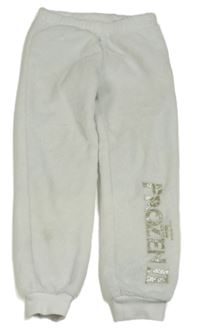 Bílé chlupaté domácí kalhoty s Frozen H&M