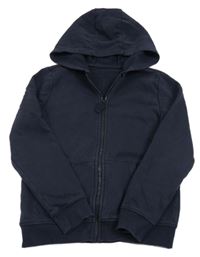 Tmavomodrá prepínaci mikina s kapucňou F&F