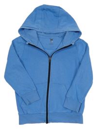 Modrá prepínaci mikina s kapucňou F&F