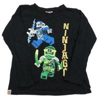 Čierne tričko s potiskem Lego Ninjago
