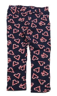 Tmavomodré tregíny s lízátky H&M