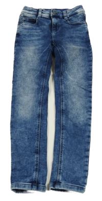 Modré teplákové skinny rifle S. Oliver