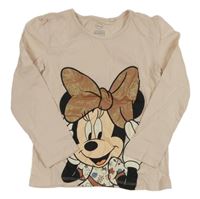 Světlerůžové triko s Minnie Disney 