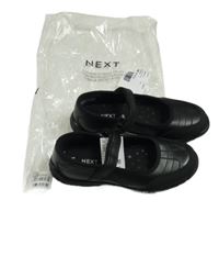 Nové - Černé koženkové boty Next vel. 33