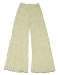 Smotanové plisované culottes nohavice