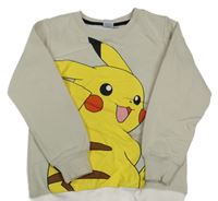 Béžová mikina Pikachu 
