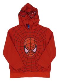 Červená mikina se Spider-manem a kapucí Disney