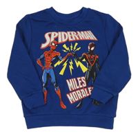 Kobaltově modrá mikina se Spider-manem Marvel