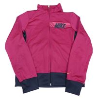 Malinovo-tmavomodrá prepínaci športová mikina s logom zn. Nike