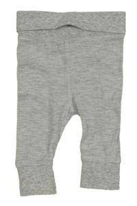 Šedé melírované tepláky 