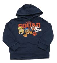 Tmavomodrá mikina s PAW PATROL a kapucňou PRIMARK