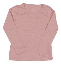 Ružové melírované tričko H&M