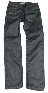 Antracitové skinny nohavice Pocopiano