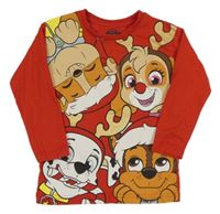 Červené triko s Paw Patrol Nutmeg