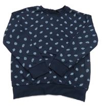 Tmavomodrá mikina s listami Pepperts