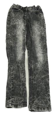 Černo-šedé skinny rifle Pepperts