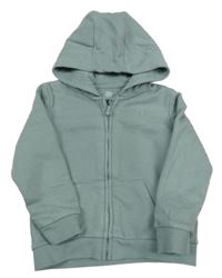 Zelenošedá prepínaci mikina s kapucňou F&F