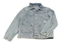 Modrá riflová košilová bunda s prošoupáním George