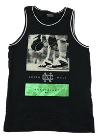 Čierne tielko s basketbalistou Mayoral