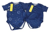 Nové - 2x tmavomodré body - 1x se souhvězdím Shein