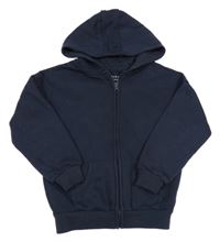Tmavomodrá prepínaci mikina s kapucňou Primark