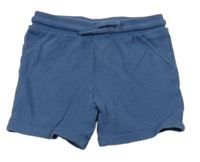 Tmavomodré žebrované kraťasy F&F