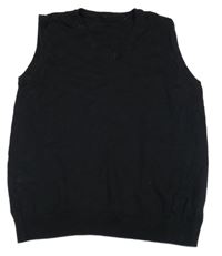 Čierna ľahká pletená vesta George