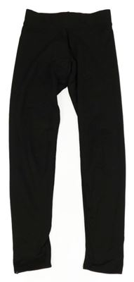 Černé sportovní funkční legíny Decathlon