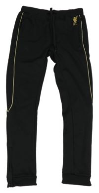 Černé sportovní fotbalové tepláky - L.F.C.