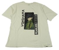 Smetanové tričko s obrázkem 