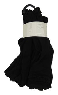 Nové - 5x černé podkolenky F&F