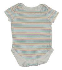 Bílo-barevné pruhované body Primark
