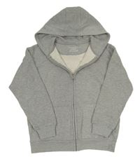 Sivá prepínaci mikina s kapucňou Primark