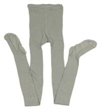 Nové - Svetlosivé melírované pančuchy