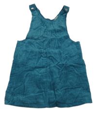 Petrolejové manšestrové laclové šaty Primark