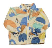 Béžovo-farebná vzorovaná šušťáková jarná bunda H&M