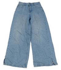 Světlemodré široké rifle Kiabi 