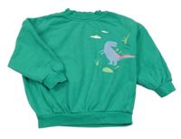 Zelená mikina s dinem George