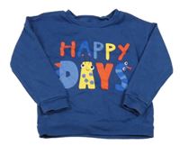 Tmavomodrá mikina s nápisom Dunnes Stores