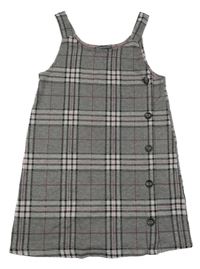 Čierno-ružové kockované šaty Primark