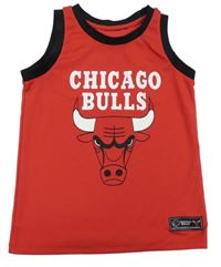 Červeno-černé sportovní tílko - Chicago Bulls 