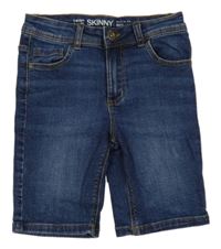 Tmavomodré riflové skinny rifle Denim Co.