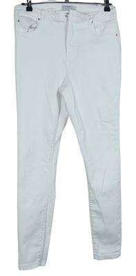 Dámské bílé skinny rifle Primark 