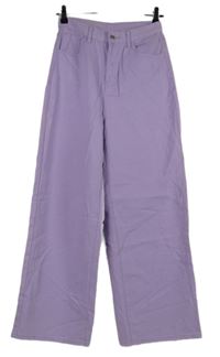 Dámské lila široké rifle Shein 