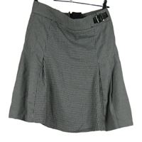 Dámska čierno-biela vzorovaná sukňa M&S