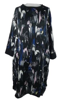 Dámské černo-barevné vzorované šaty s. Oliver 