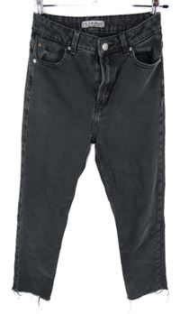 Dámské tmavošedé mom rifle Denim 